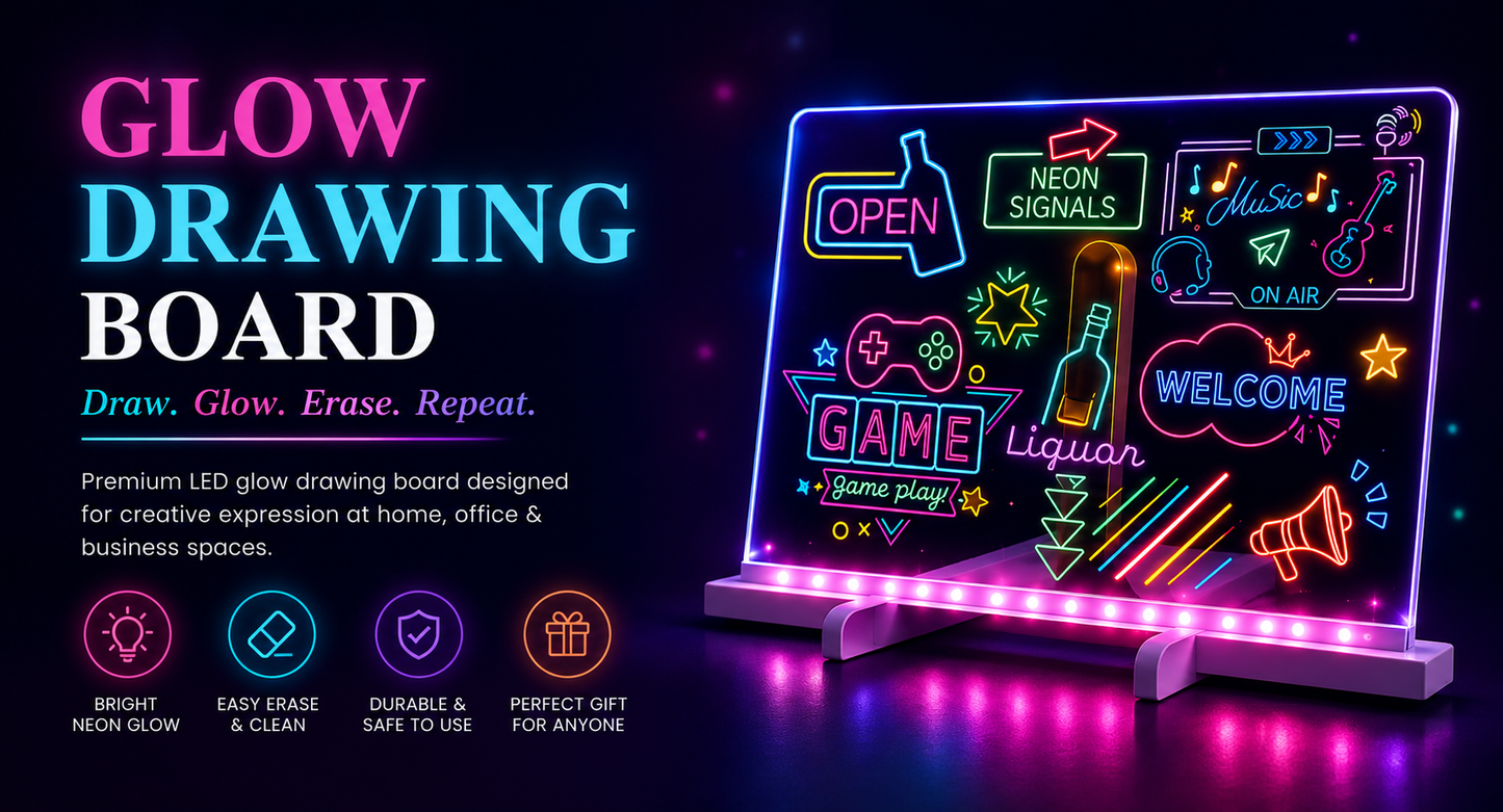 LED Colorful Glow Drawing Board™
